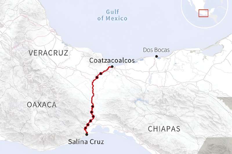 Corridor of the Isthmus of Tehuantepec project