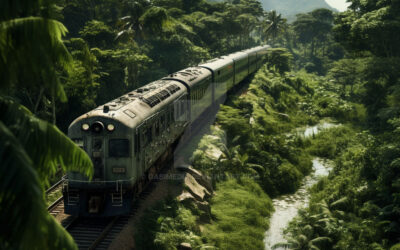 The Honduran interoceanic train project is presented in the United States