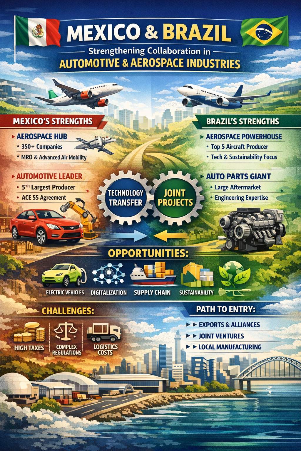 Mexico and Brazil strengthen collaboration